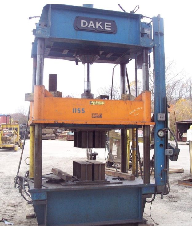 Dake 75 Ton Hydraulic Press, Machine ID:9084